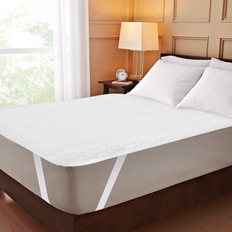 PROTECTOR COLCHON ACOLCHADO VENTO 4 ESQUINAS BLANCO FULL - 2 PLZ